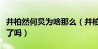 井柏然何炅為啥那么(井柏然與何炅是在一起了嗎)
