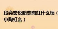 段奕宏說暗戀陶虹什么梗(段奕宏真的是喜歡小陶虹么)