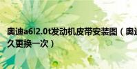 奧迪a6l2.0t發動機皮帶安裝圖(奧迪A6L2.0T發動機皮帶多久更換一次)