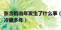 張含韻當年發生了什么事(為什么張含韻會被冷藏多年)
