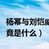楊冪與劉愷威的作品有哪些（兩人離婚原因究竟是什么）