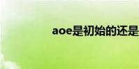 aoe是初始的還是最終的