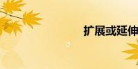 擴展或延伸