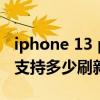 iphone 13 pro 調整刷新率（iPhone13pro支持多少刷新率）