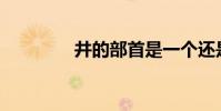 井的部首是一個還是兩個?