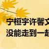 寧桓宇許馨文大學同學是真的么（二人為什么沒能走到一起）
