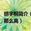 胡宇桐簡介（他在明日之子中的人氣為什么會那么高）