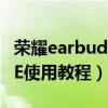 榮耀earbuds2se鴻蒙系統（榮耀EarBuds2SE使用教程）