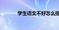 學生語文不好怎么提高成績?