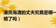 演員海清的丈夫究竟是哪一位(如今的海清離婚了嗎)