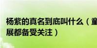 楊紫的真名到底叫什么(童星出道的她一路發展都備受關注)