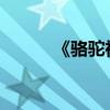 《駱駝祥子》好詞好句好段節選