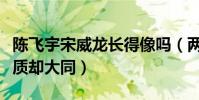 陳飛宇宋威龍長得像嗎(兩人年齡只差一歲氣質卻大同)
