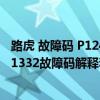 路虎 故障碼 P1247-00（路虎p1332故障碼怎么解決 路虎P1332故障碼解釋和消除方法）