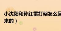 小沈陽和孫紅雷打架怎么回事(哥倆不是裝出來的)