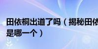 田依桐出道了嗎(揭秘田依桐的成名之作究竟是哪一個)