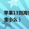 蘋果13劉海變小了好看嗎（iPhone13劉海會變小么）