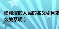 陸毅演的人民的名義引網友爭議(他到底有什么關系呢)
