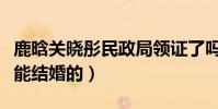 鹿晗關曉彤民政局領證了嗎(兩人現在是不可能結婚的)
