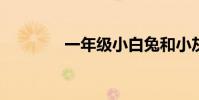 一年級小白兔和小灰兔課文