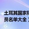 土耳其國家隊陣容2020（2021土耳其陣容球員名單大全）