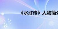 《水滸傳》人物簡介及詳情