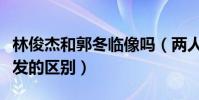 林俊杰和郭冬臨像嗎(兩人僅僅是一頭茂密頭發的區別)