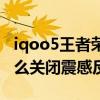 iqoo5王者榮耀游戲震感沒有反饋（iqoo8怎么關閉震感反饋）