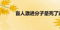盲人激進分子是死了還是瞎了?