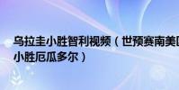 烏拉圭小勝智利視頻(世預賽南美區:毫無懸念1:0烏拉圭小勝厄瓜多爾)