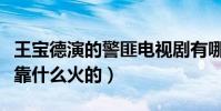 王寶德演的警匪電視劇有哪些(起底王寶德是靠什么火的)