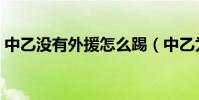 中乙沒有外援怎么踢(中乙為什么不許外援)