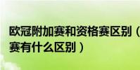 歐冠附加賽和資格賽區別(歐冠資格賽和附加賽有什么區別)
