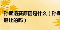 孫楠退賽原因是什么(孫楠真的是為了謙讓才退讓的嗎)