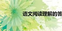 語文閱讀理解的答題技巧