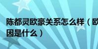 陳都靈歐豪關系怎么樣(歐豪與馬思純分手原因是什么)