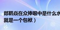郎鶴焱在眾捧哏中是什么水平(他的一個表情就是一個包袱)