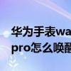 華為手表watch gt2怎么喚醒小藝（華為gt2pro怎么喚醒小藝）