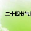 二十四節氣順口溜版二十四節氣速記公式