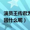 演員王傳君為什么被禁（揭秘王傳君被禁的原因什么呢）