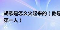 胡歌是怎么火起來的(他是實打實的古裝小生第一人)