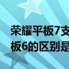 榮耀平板7支持wifi6嗎（榮耀平板7和榮耀平板6的區別是什么）