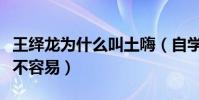 王繹龍為什么叫土嗨(自學音樂取得現再成績不容易)