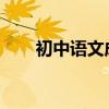 初中語文成績如何改進語文學習方法