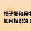 楊子姍和吳中天結婚了嗎（楊子姍和吳中天是如何相識的）