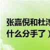 張嘉倪和杜淳談了幾年（揭秘張嘉倪和杜淳為什么分手了）