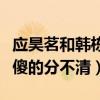 應昊茗和韓棟怎么區分（曝二人長得太像了傻傻的分不清）