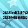 2835led燈板的2835含義是什么（p2835故障碼怎么解決 P2835故障碼解釋及消除方法）