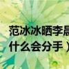 范冰冰曬李晨對戒是什么梗（范冰冰和李晨為什么會分手）