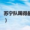 蘇寧隊踢得最漂亮的比賽（蘇寧為什么踢得差）
